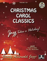 Jamey Aebersold Jazz #125 CHRISTMAS CAROL CLASSICS Book with Online Audio cover